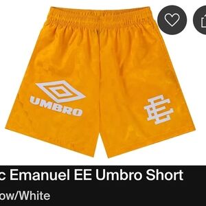 Eric Emanuel x Umbro Men's Yellow Shorts